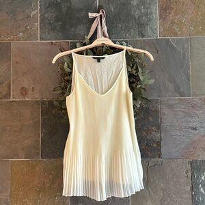 Banana Republic Dressy peplum top with cotton underlay